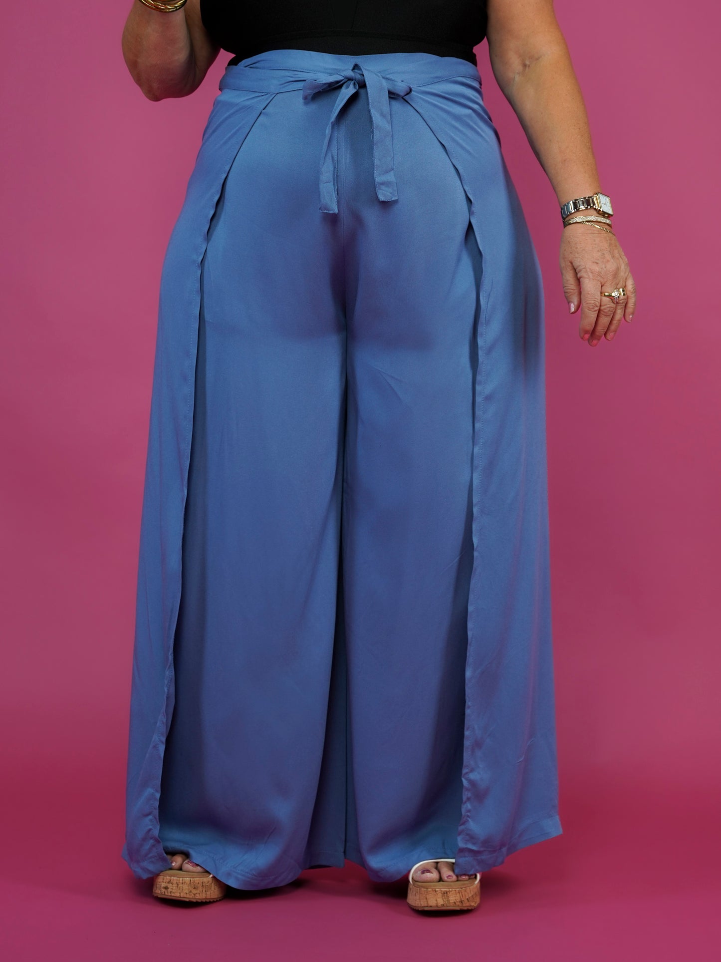 Pantalon multiposition bleu
