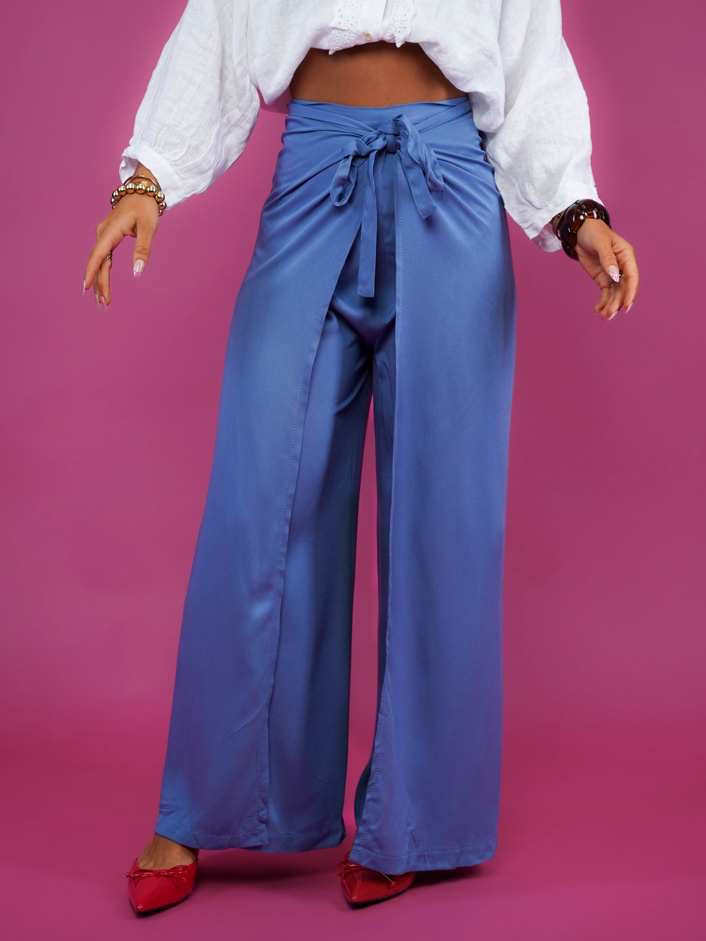 Pantalon multiposition bleu