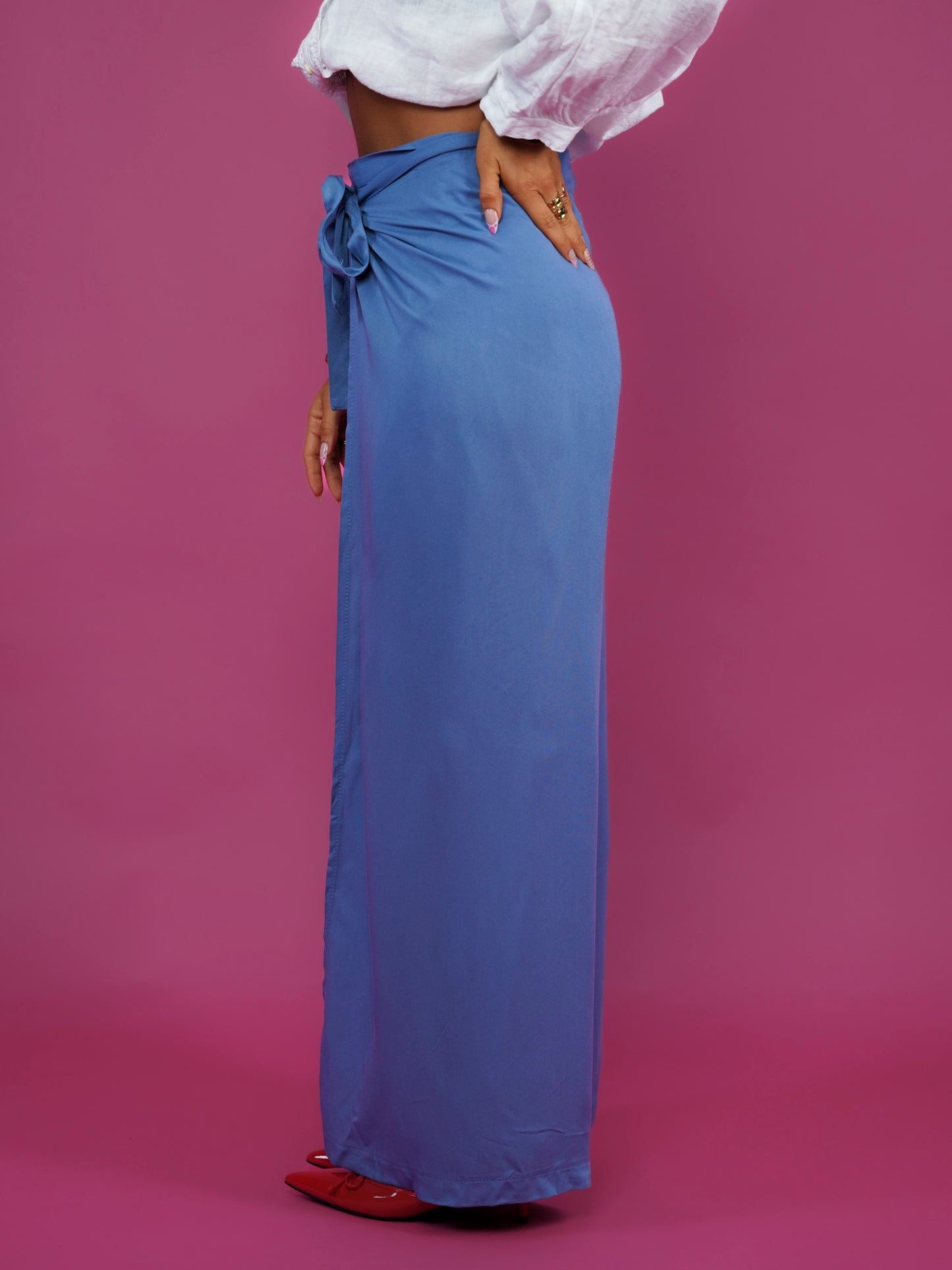 Pantalon multiposition bleu