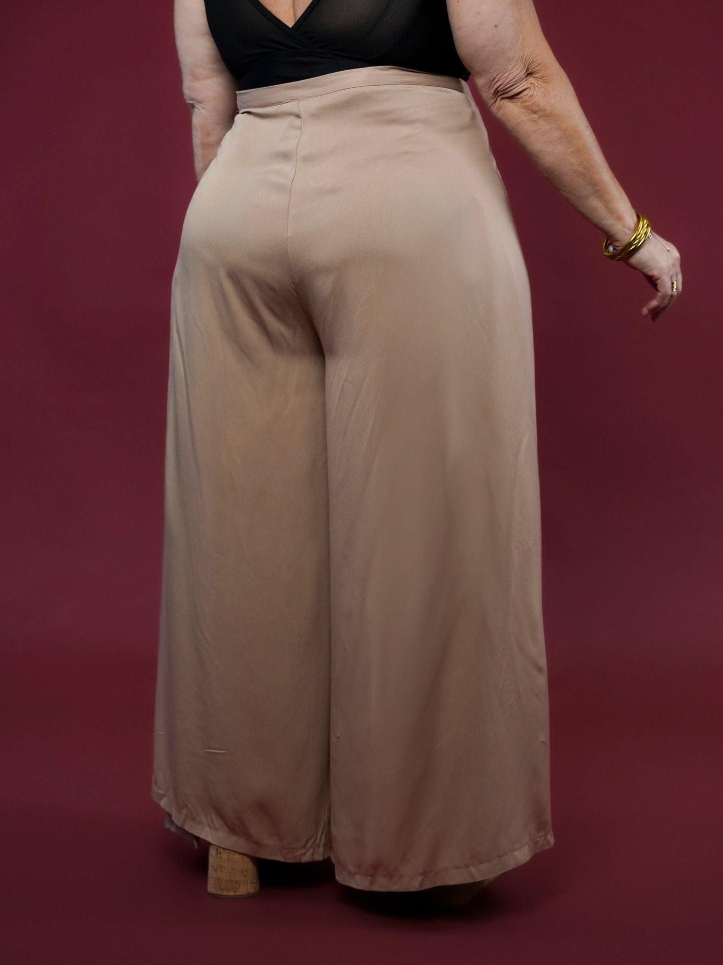 Pantalon multiposition camel