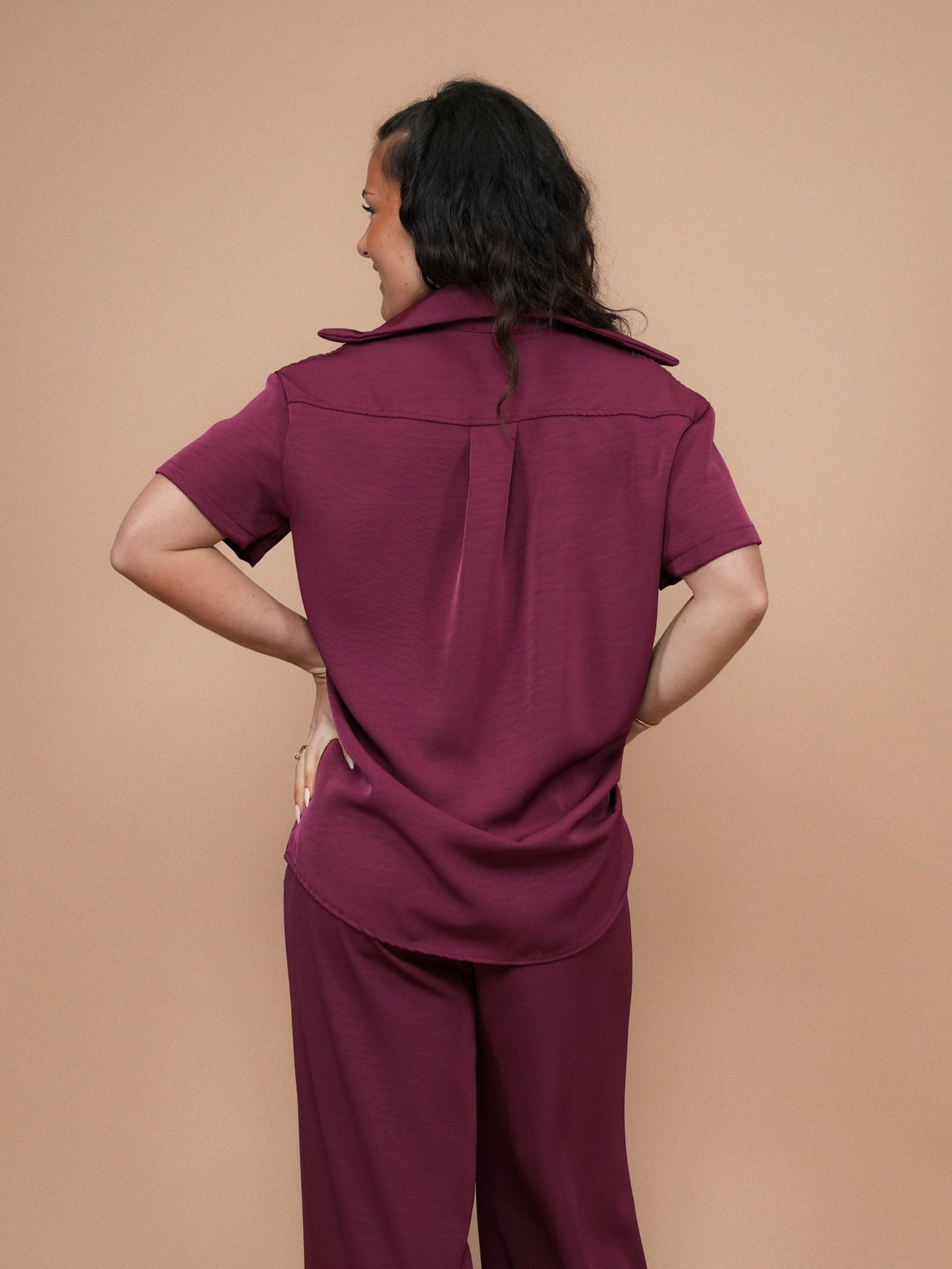 Chemisette bordeaux - 1437