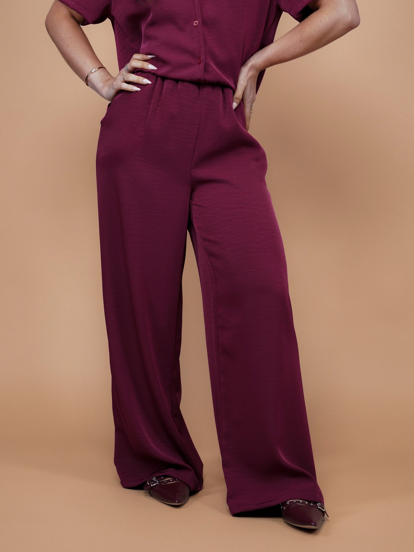 Pantalon bordeaux - 1443