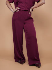 Pantalon bordeaux