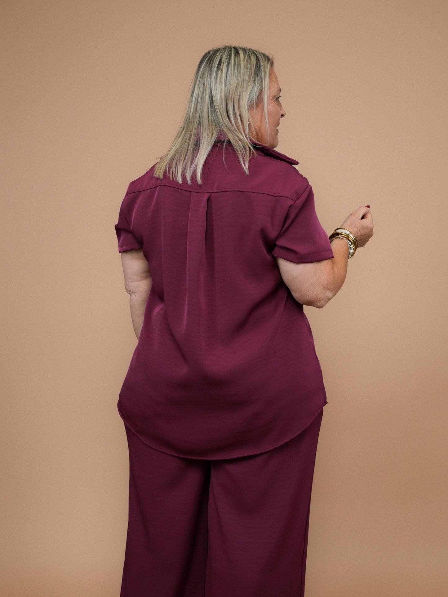 Chemisette bordeaux - 1437