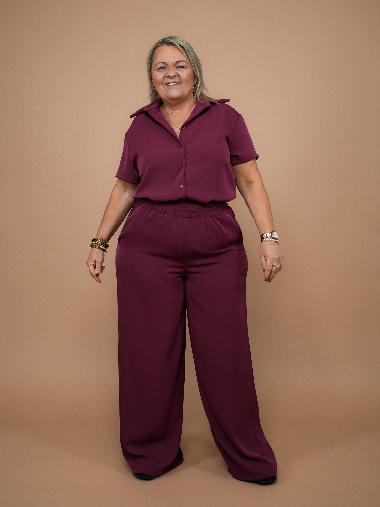 Pantalon bordeaux - 1443