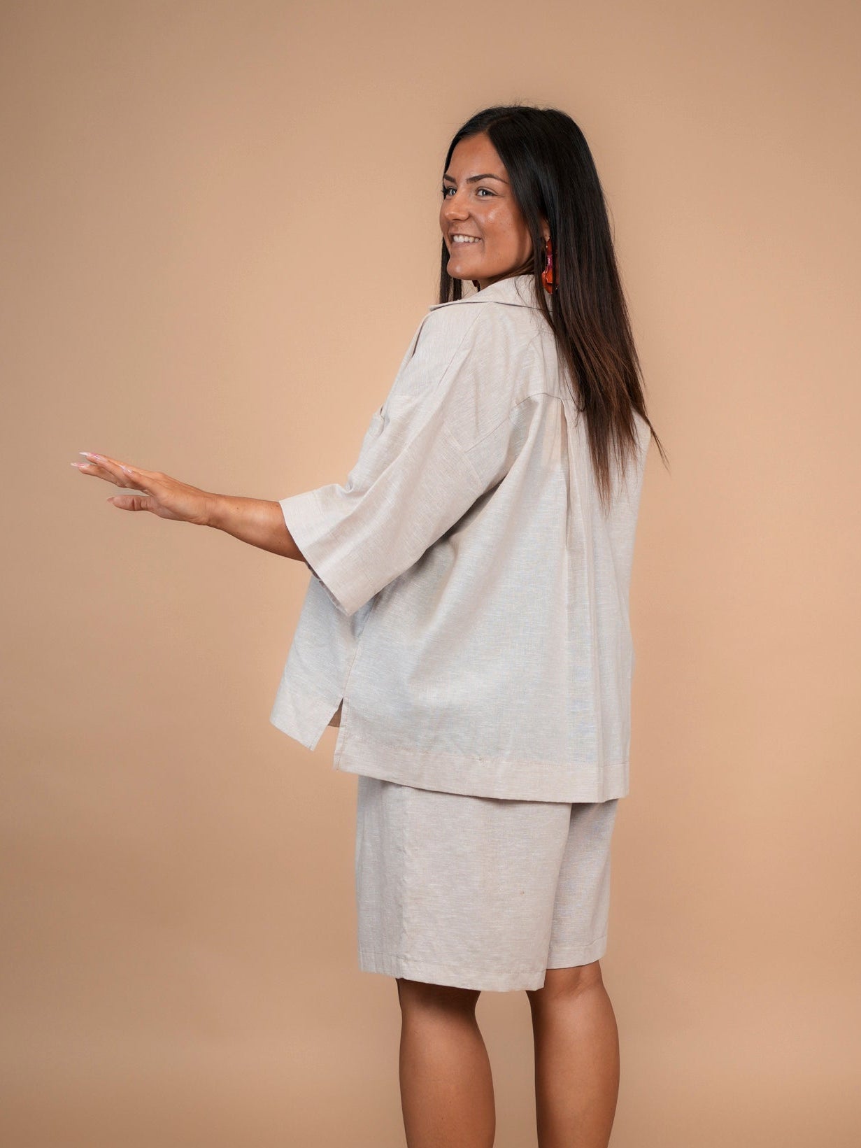 Chemise beige - 1860