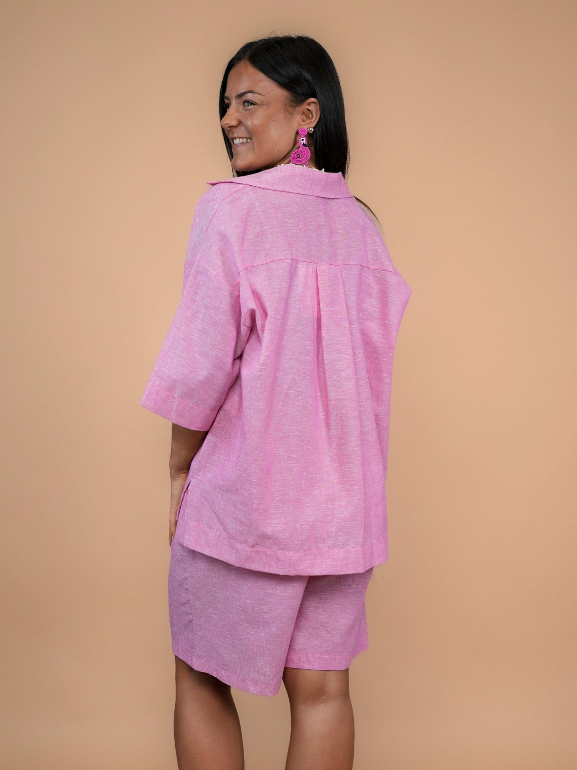 Chemise fuchsia - 1860