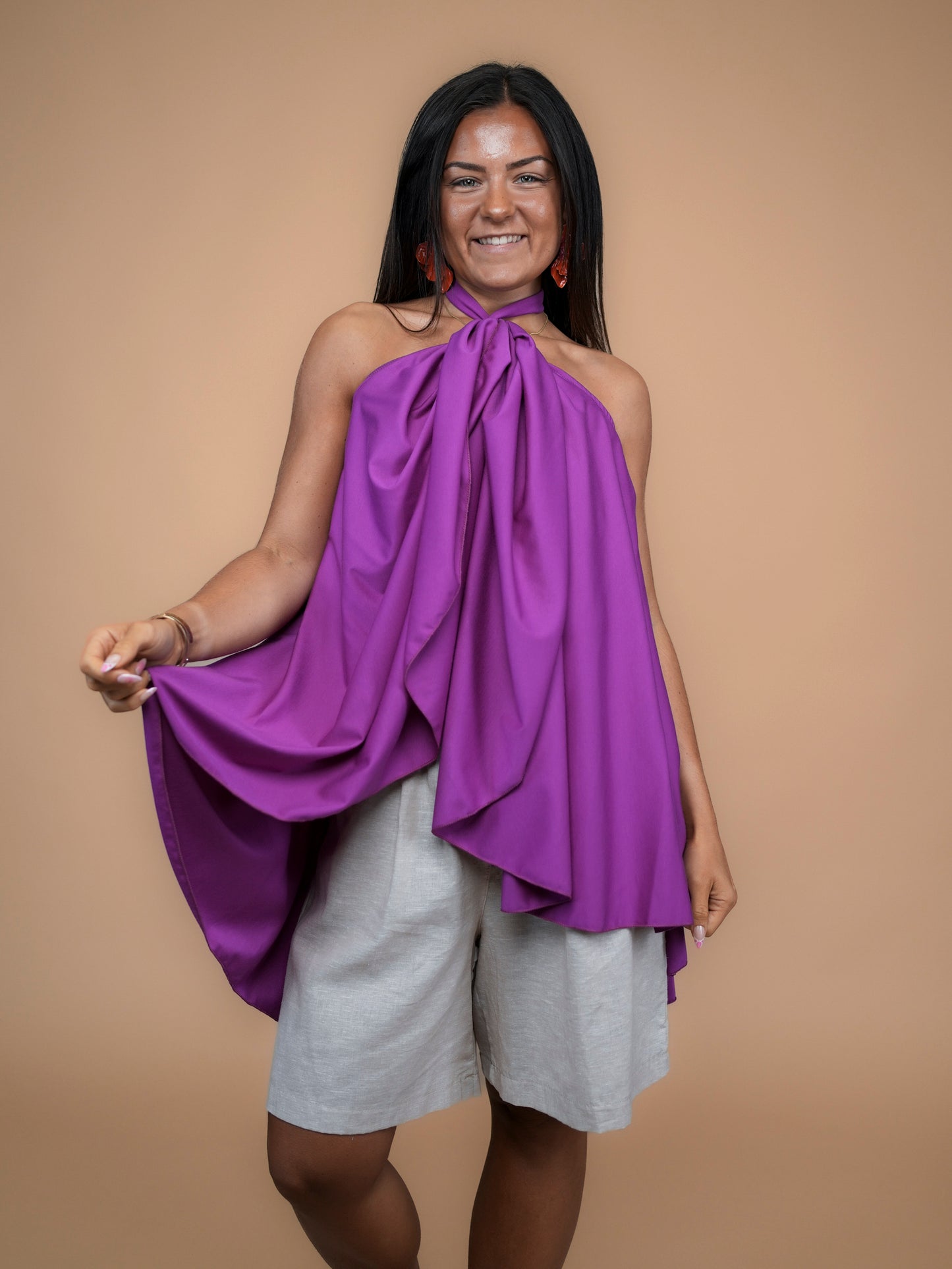 Top modulable 3-en-1 fuchsia - 1789