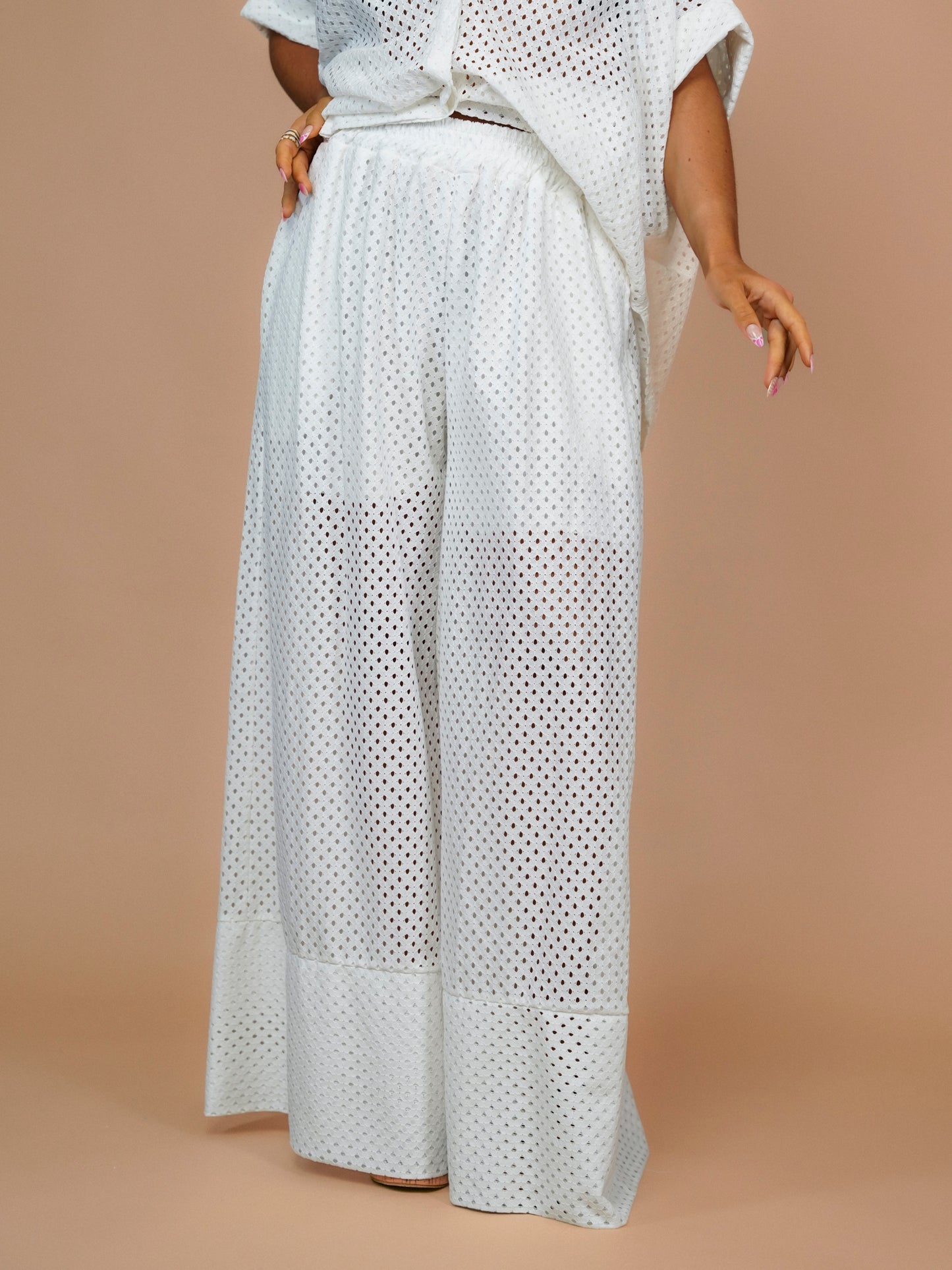 Pantalon ajouré