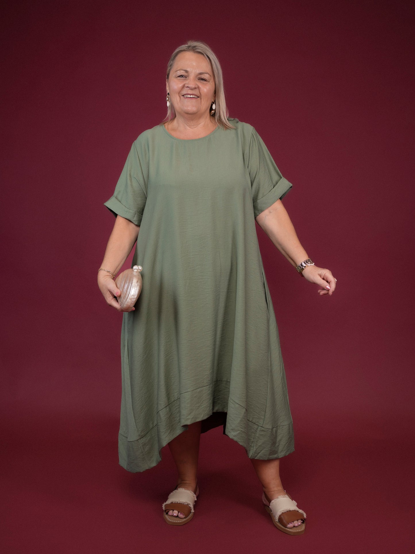 Robe t-shirt tilleul