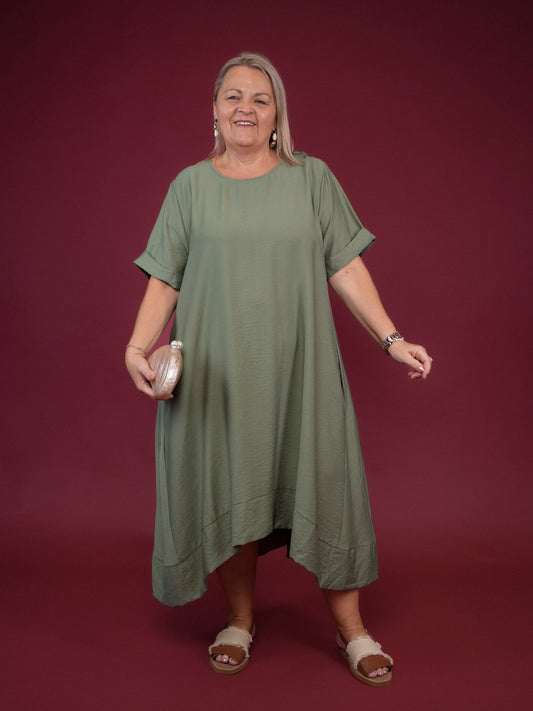 Robe t-shirt tilleul