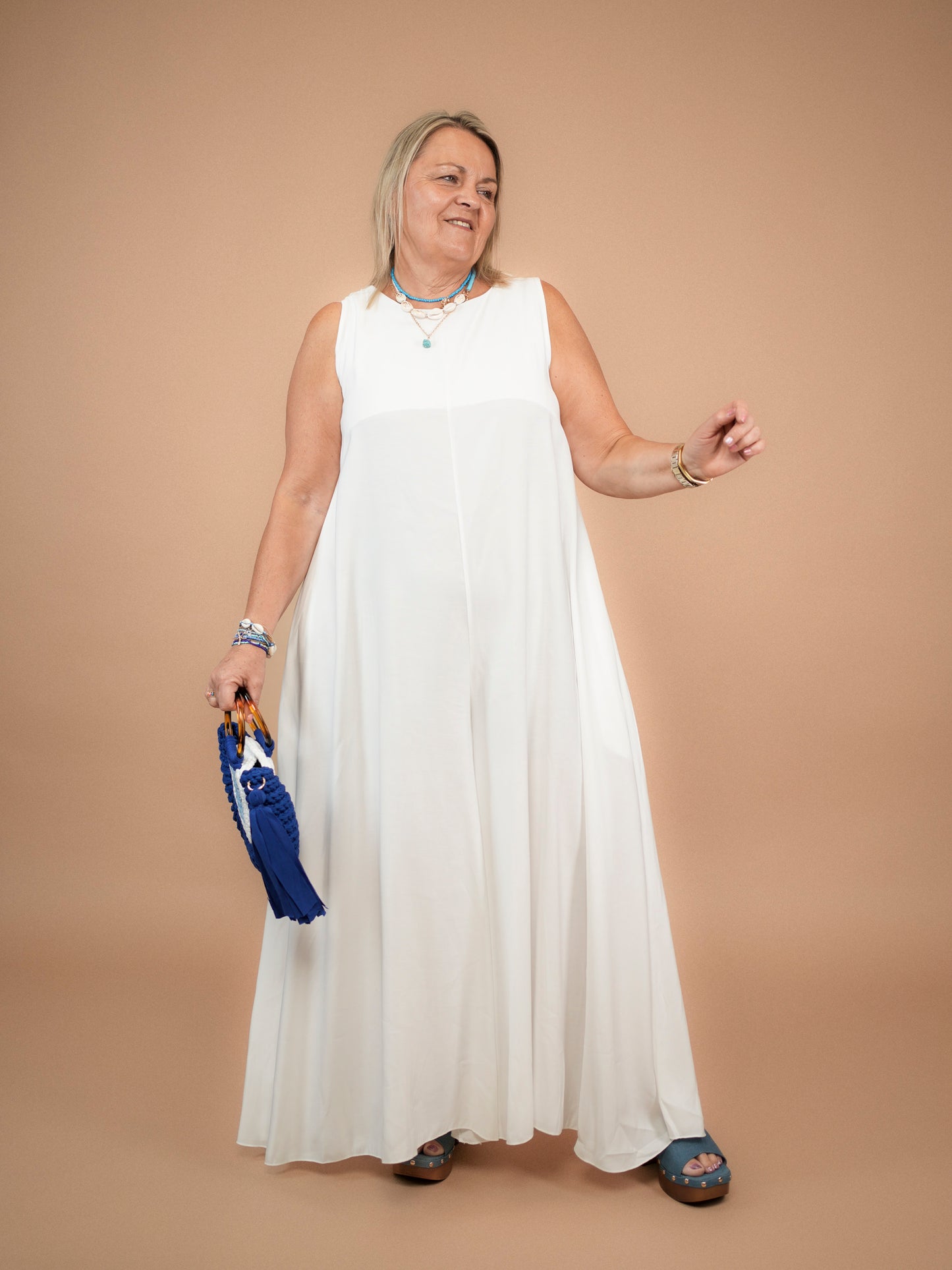 Robe combinaison blanche