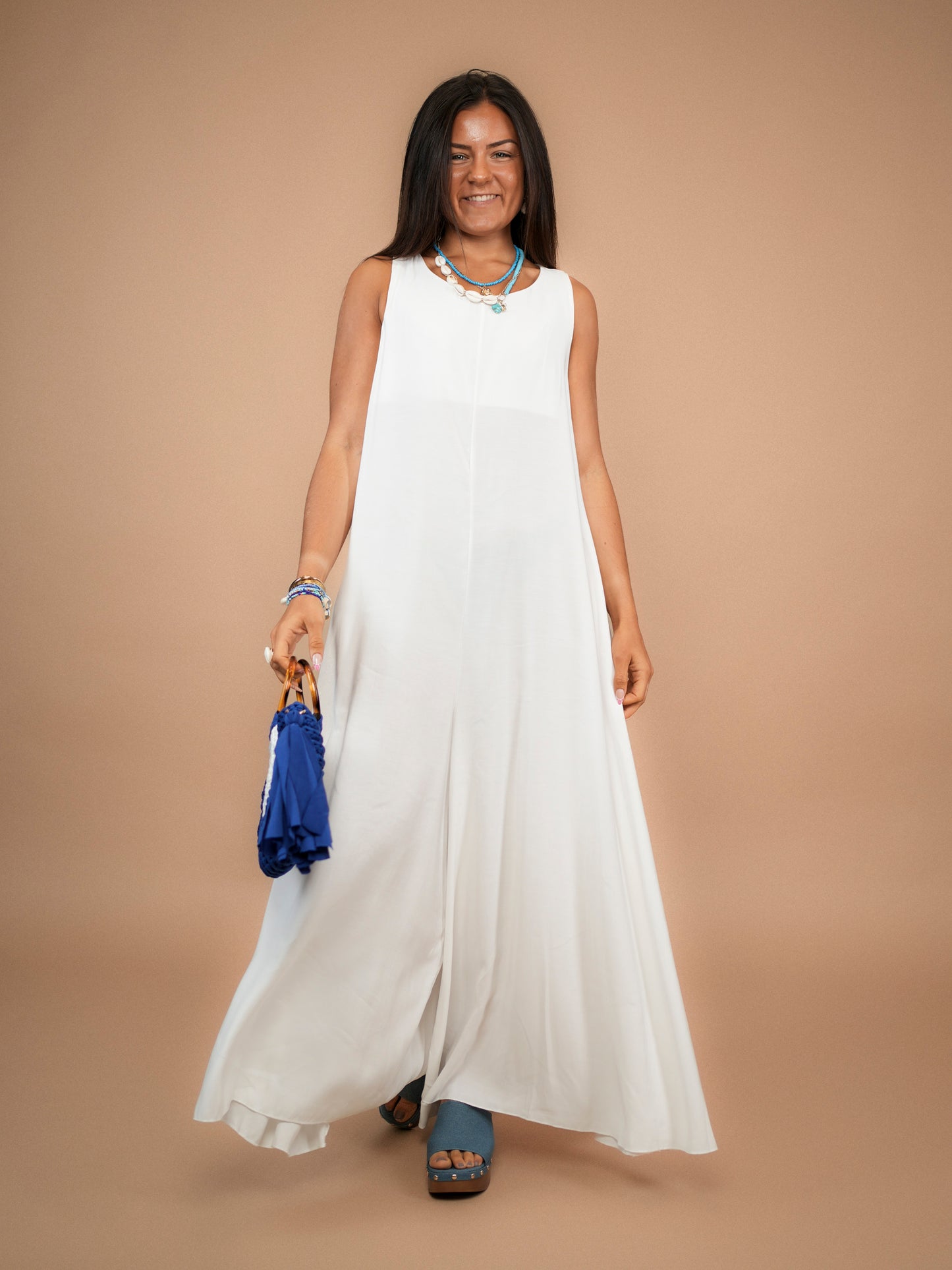 Robe combinaison blanche