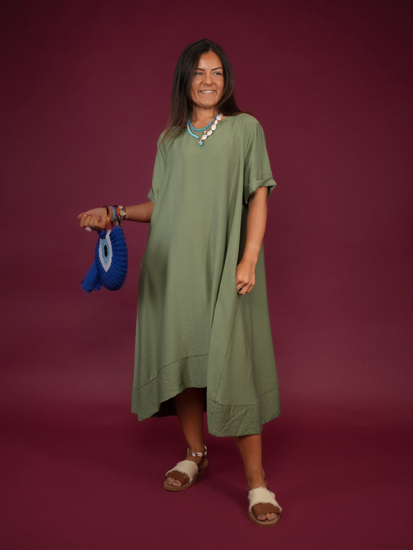 Robe t-shirt tilleul