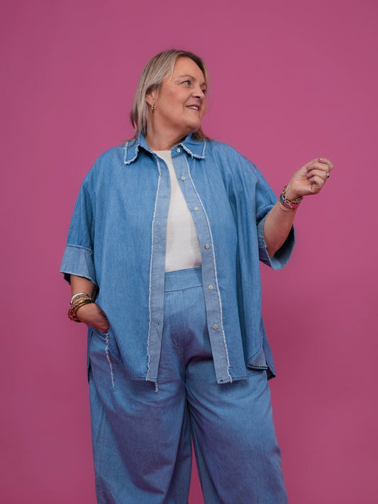 Chemise en jean oversize - 1540
