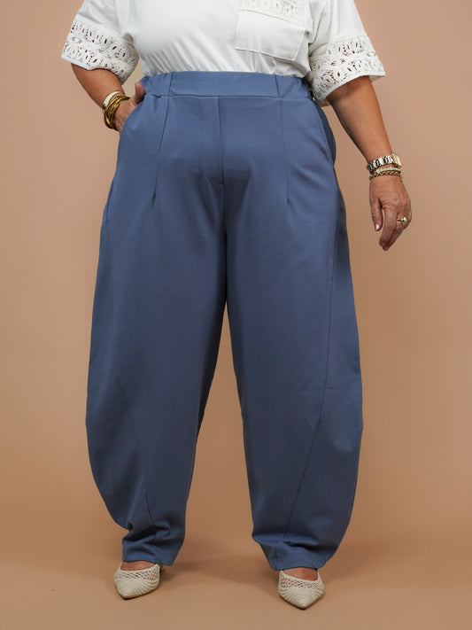 Pantalon japonais bleu jean - 1611