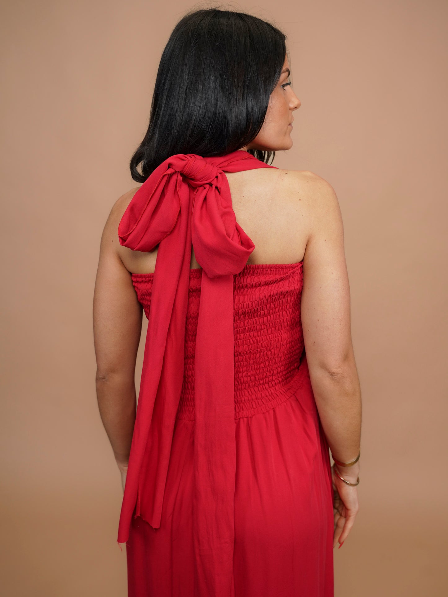 Robe modulable rouge