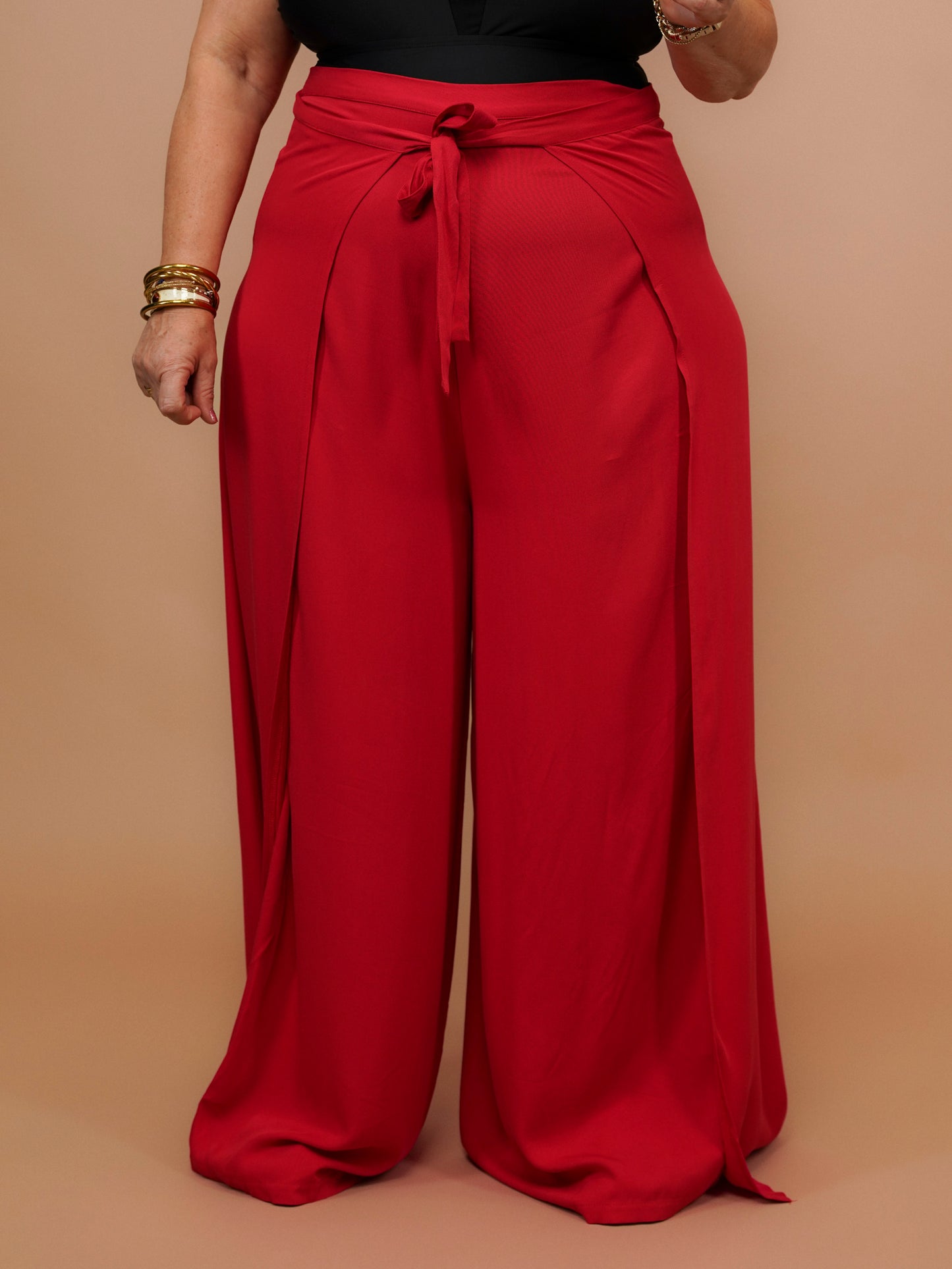 Pantalon multiposition rouge