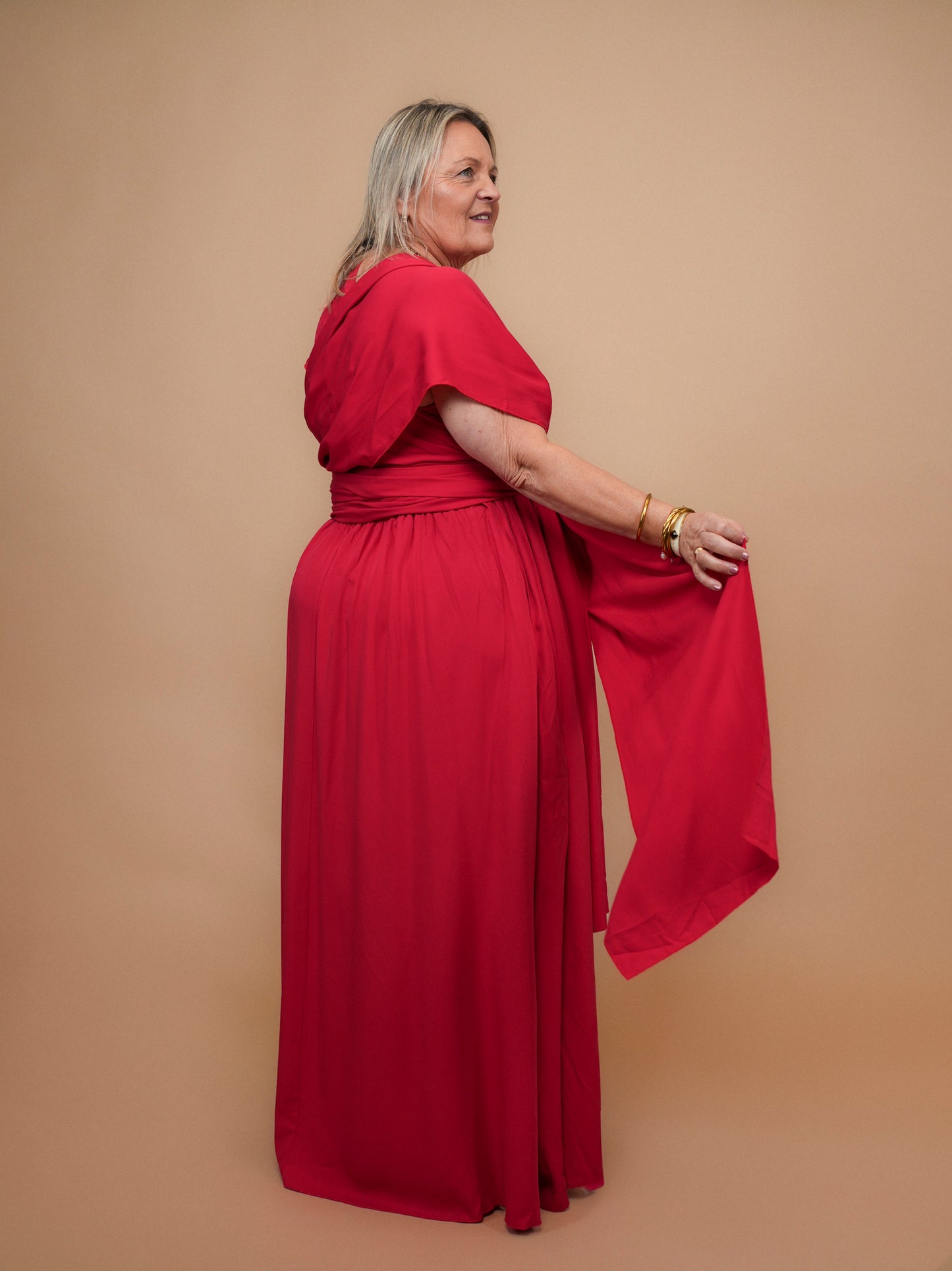 Robe modulable rouge