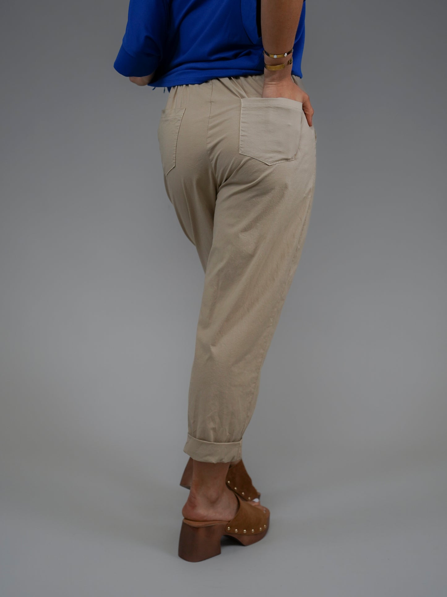 Pantalon été camel - 1050