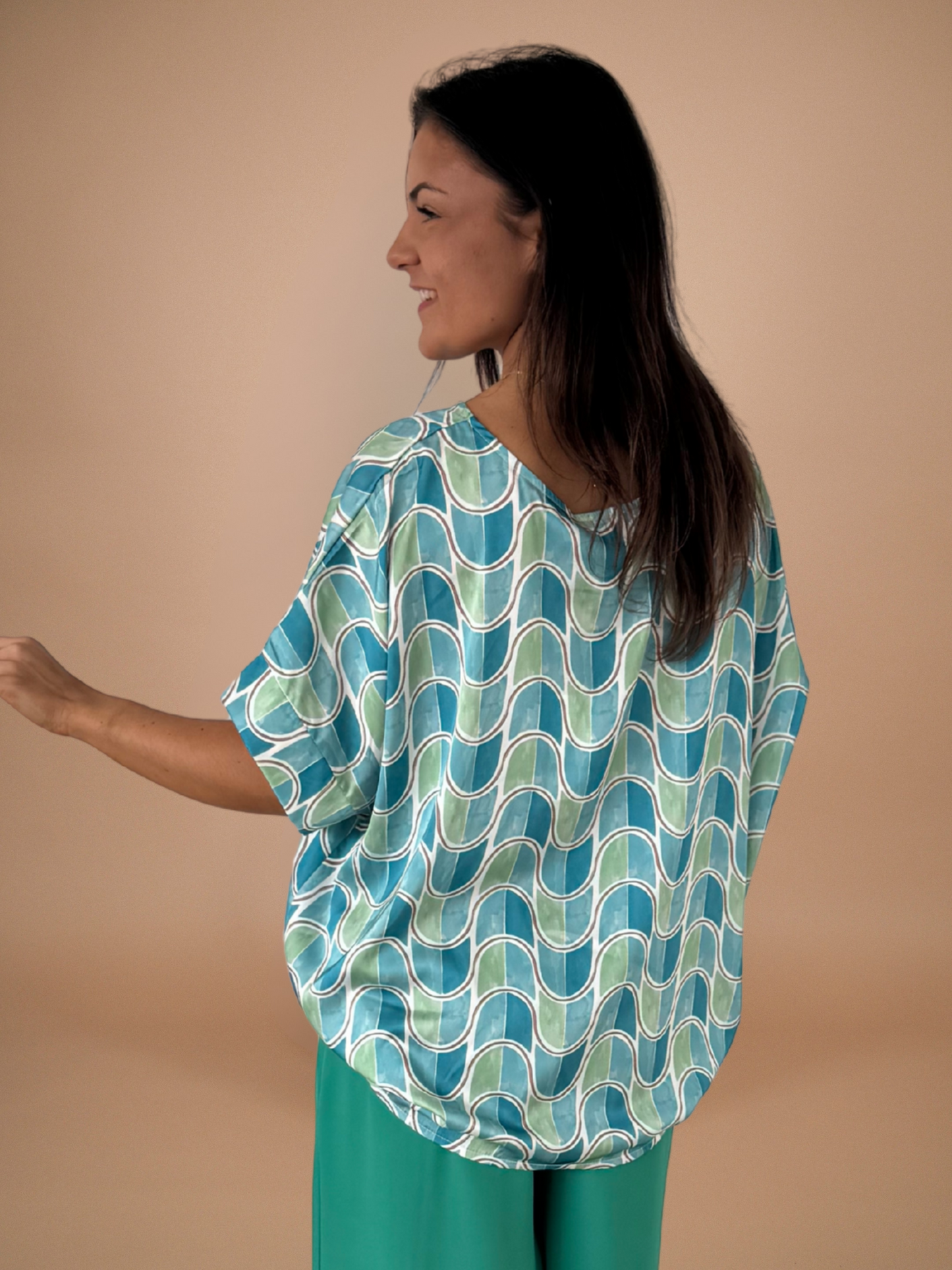Blouse imprimée Palazzo - 1564