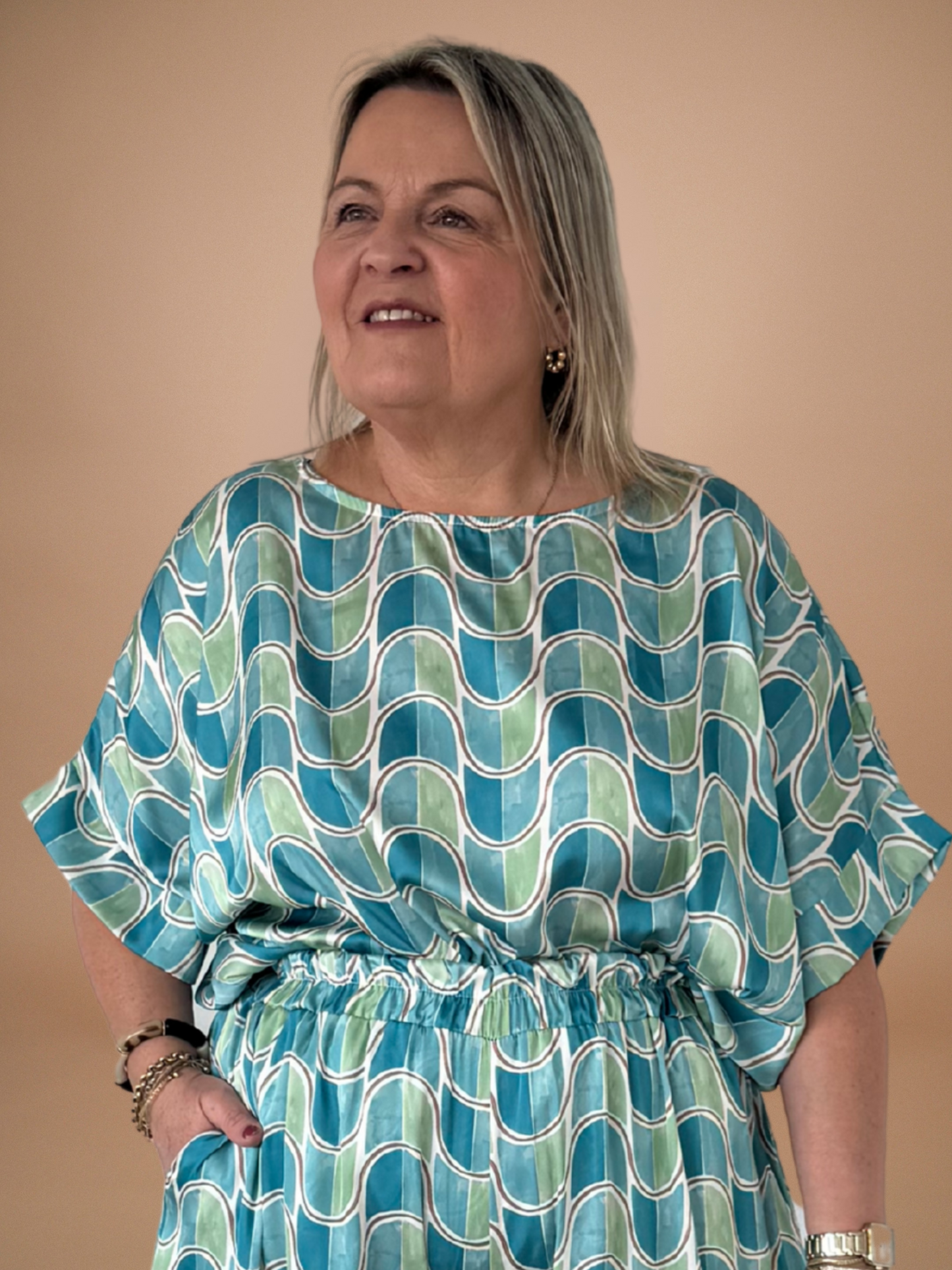 Blouse imprimée Palazzo - 1564