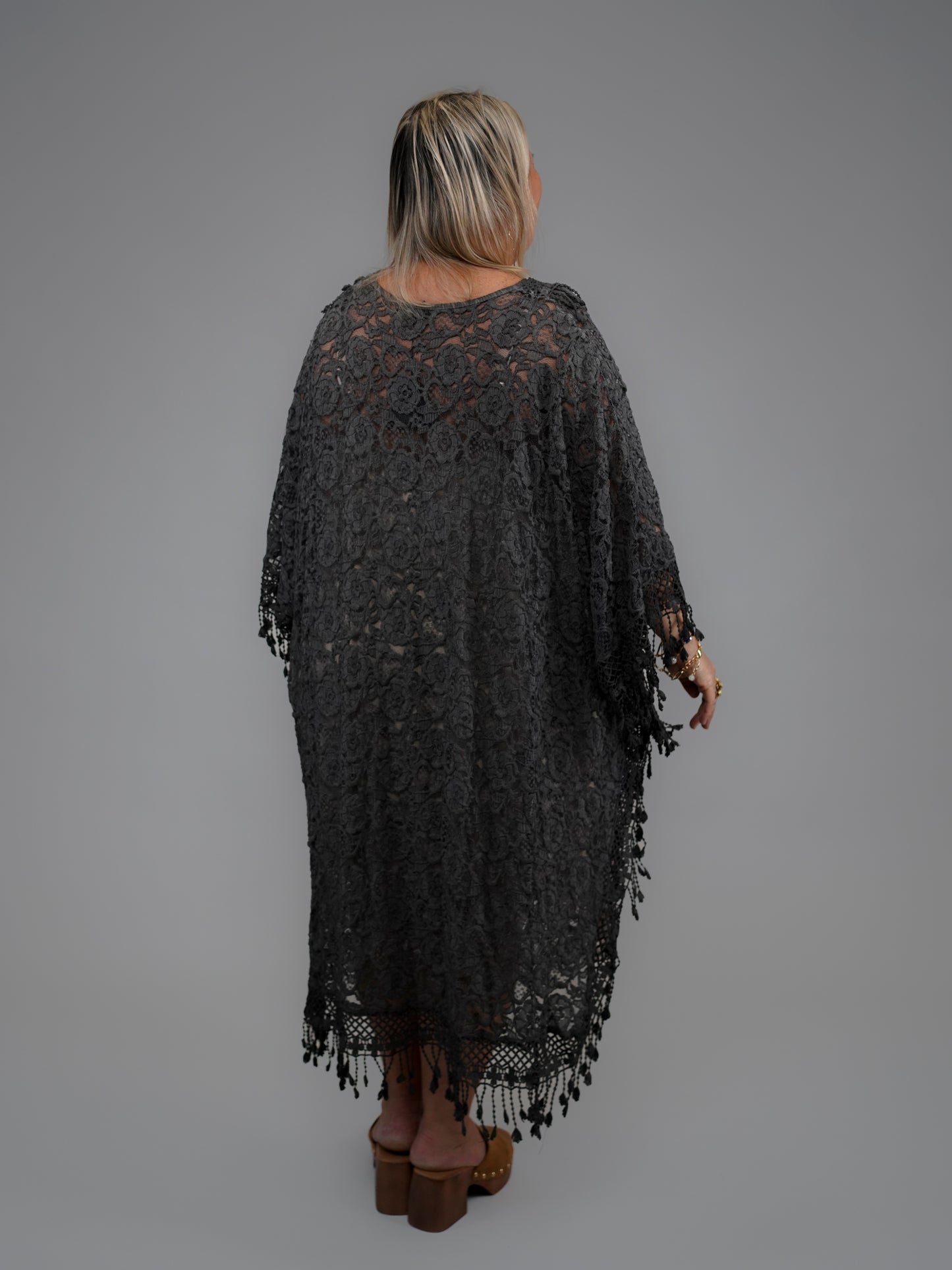 Tunique en dentelle anthra - 1062