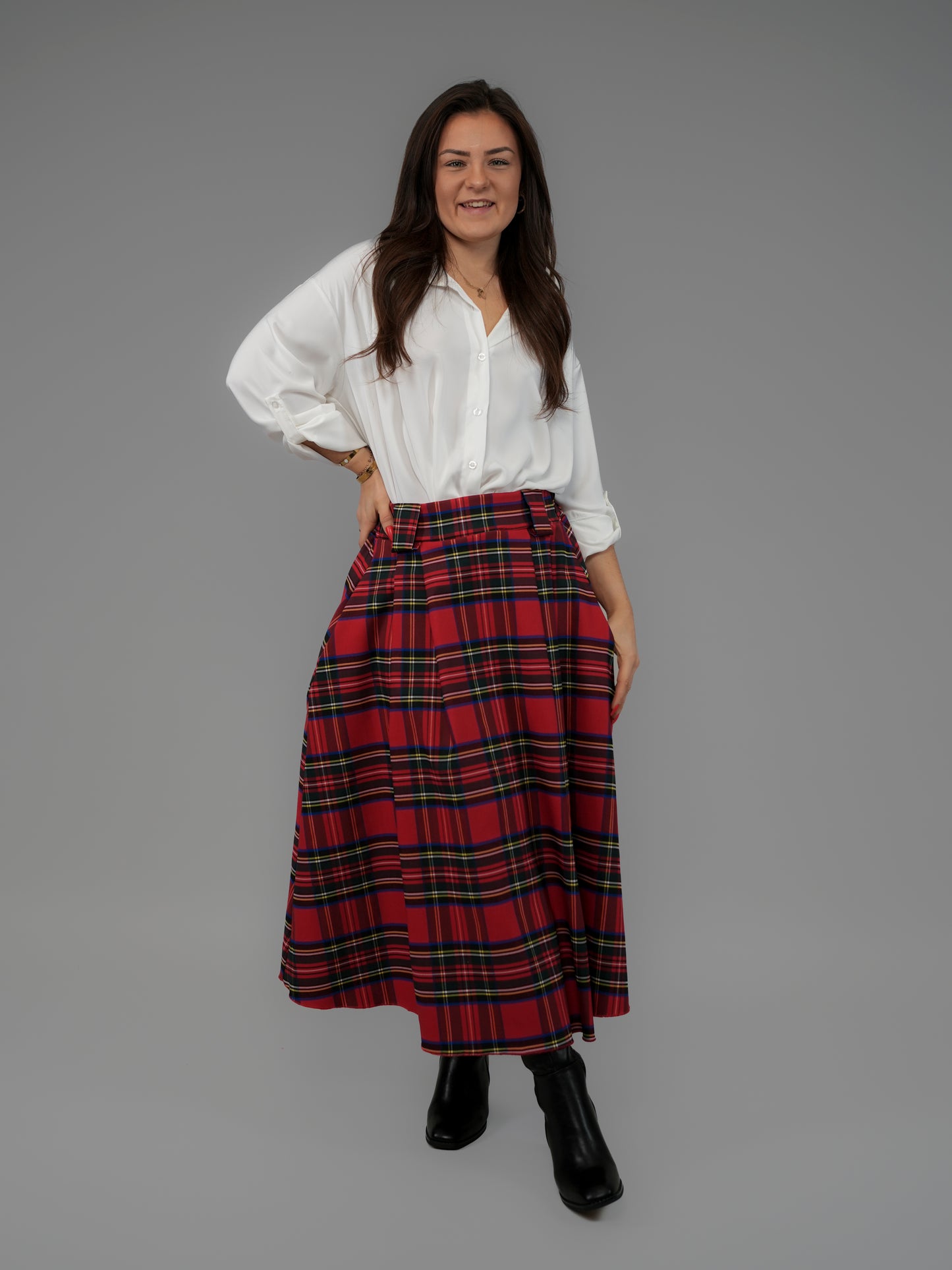 Jupe tartan rouge - 1315