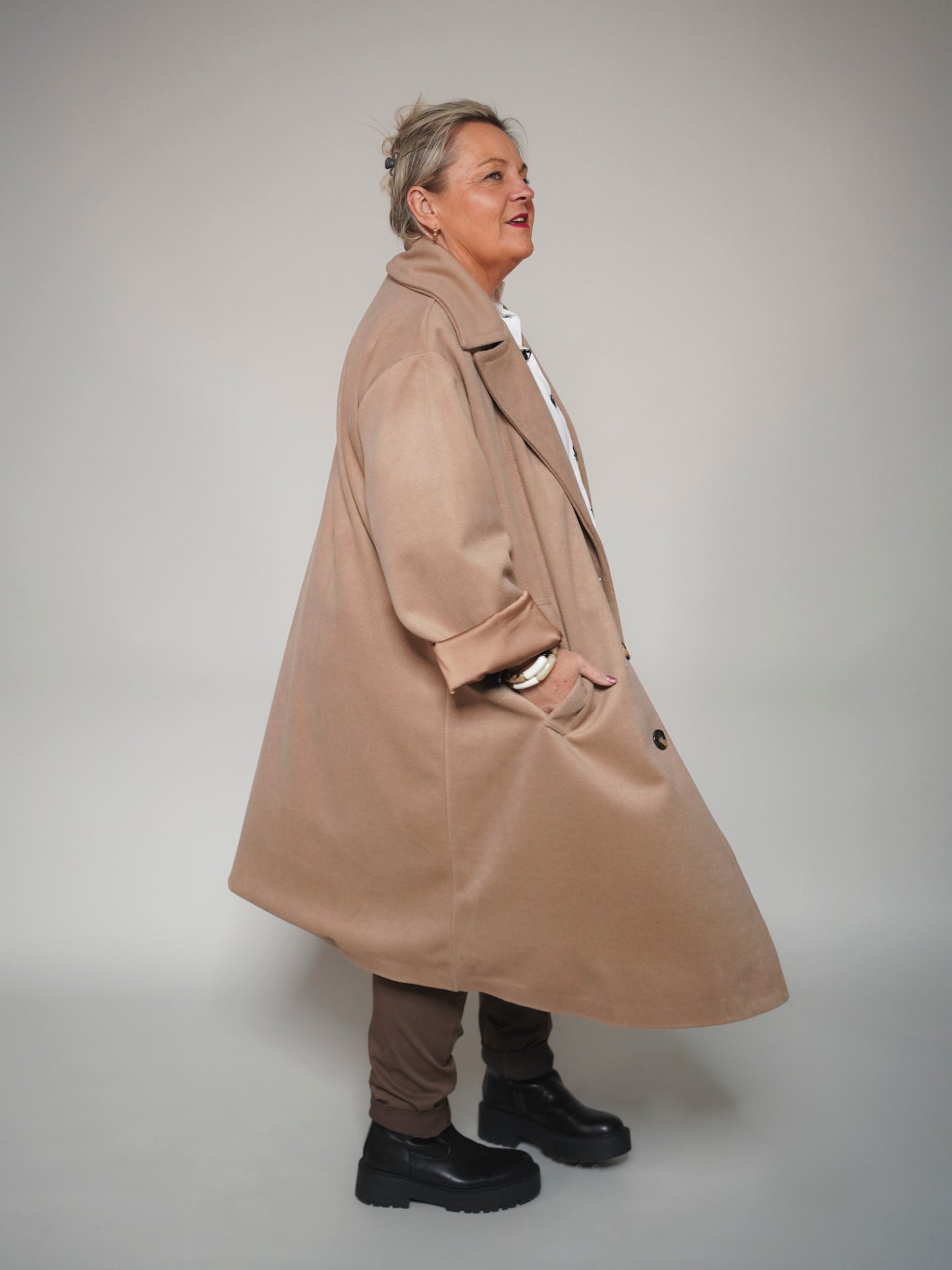 Manteau oversize camel -1703