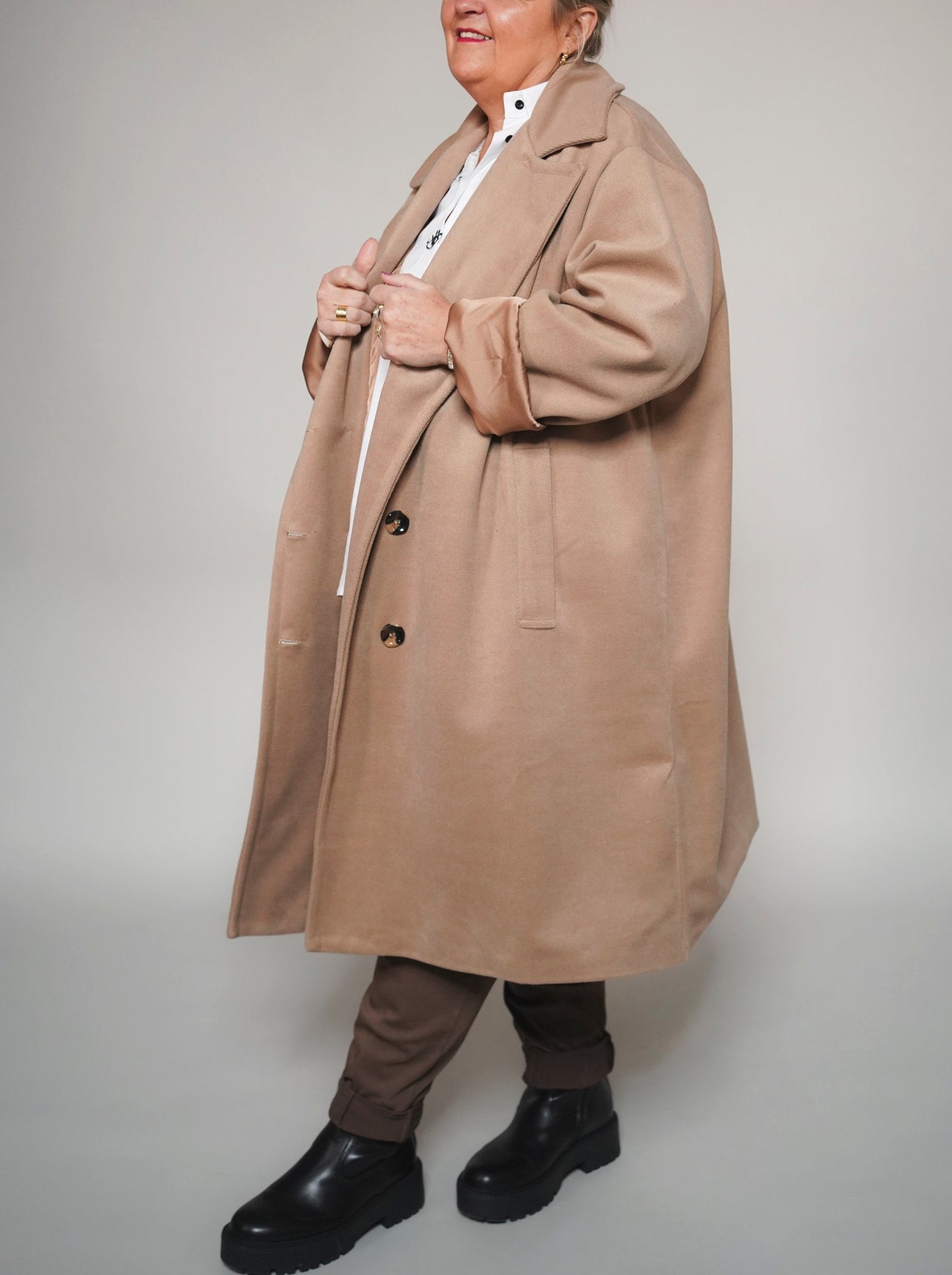 Manteau oversize camel -1703