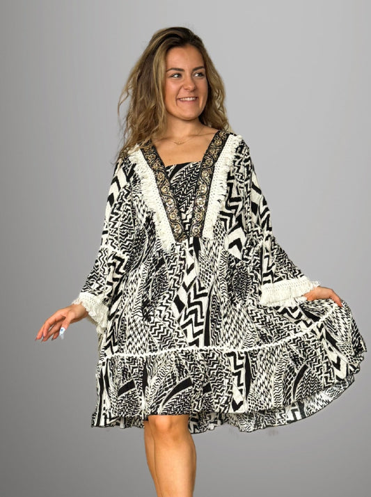 Robe bohème aztèque - 1064