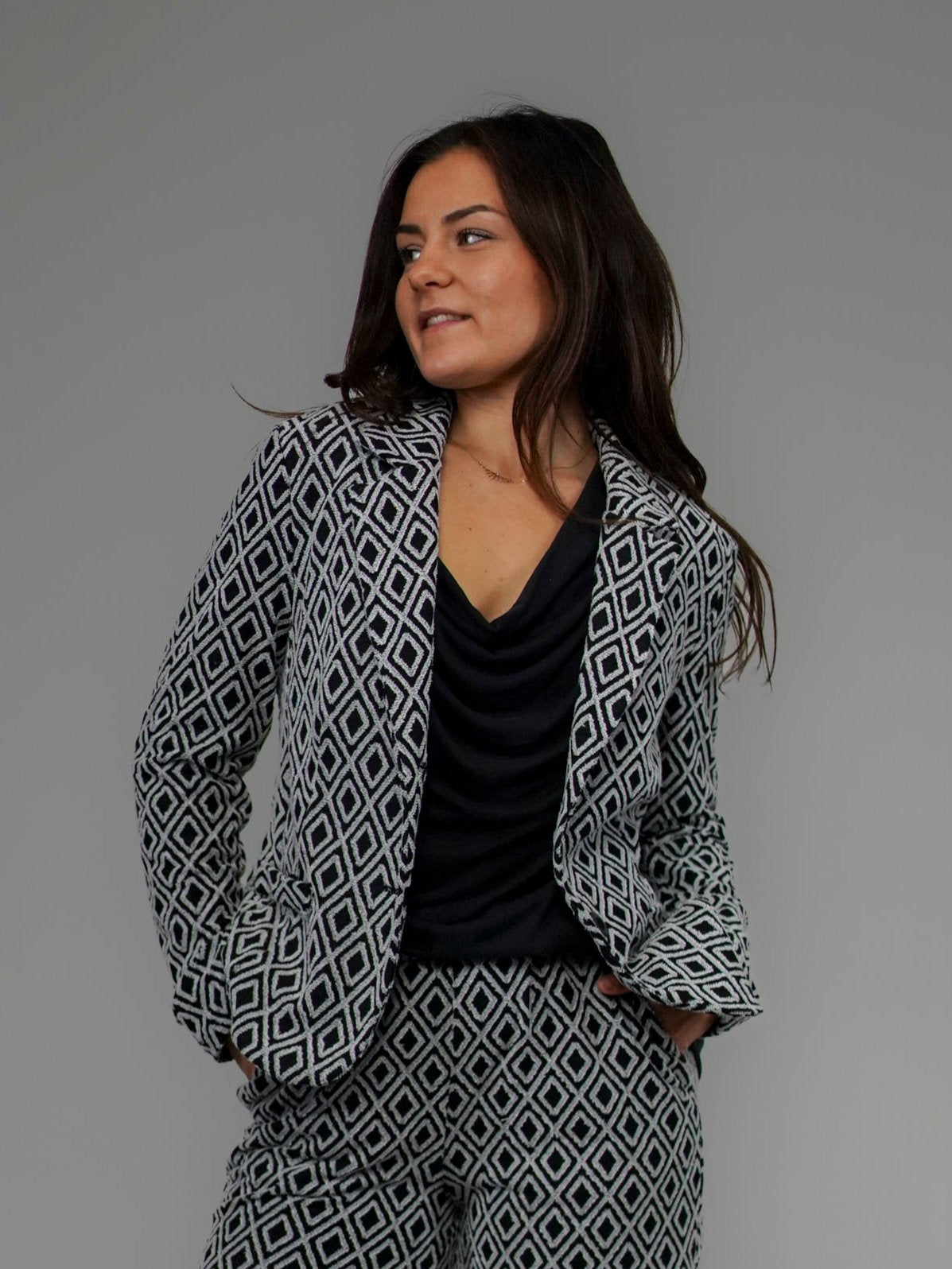 Blazer imprimé - 1223