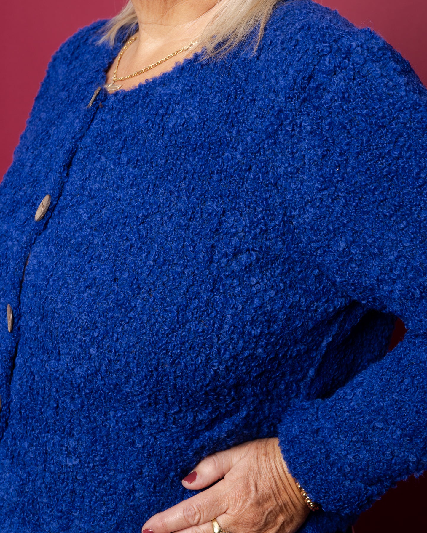 Gilet à poches bleu marine