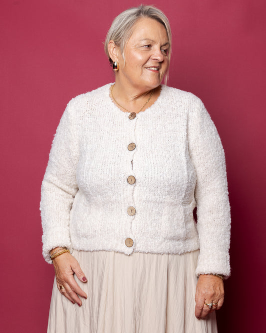 Gilet à poches crème