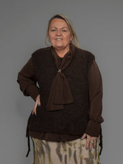 Pull choco à nouettes